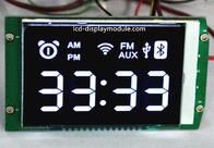 PIN de metal del segmento de la pantalla siete del panel LCD del alto brillo 66,00 * 45.50m m que ven