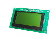 Resolución 128 * 64 de la MAZORCA de la pantalla de visualización del LCD del verde amarillo para el conector del obturador FPC