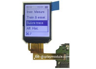 Pantalla LCD del tamaño de la aduana de FSTN 128 * 160, exhibición blanca del LCD de la aduana de la retroiluminación LED