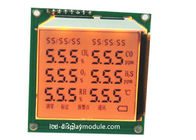 La pantalla anaranjada del panel LCD del color LED modificó el segmento 3.3V monocromático de FSTN para requisitos particulares
