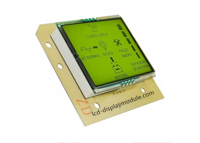 La pantalla de visualización del PIN de metal TN LCD ISO14001 aprobó el área de visión de 42.00m m * de 35.00m m