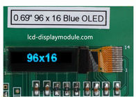 Módulo transparente de la exhibición de OLED interfaz de la ayuda I2c SSD1306 I2C de 0,69 pulgadas 96x16
