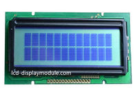 8 exhibición del LCD de la matriz de punto de la resolución 12x2 del pedazo, exhibición de carácter del LCD del verde amarillo