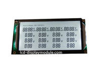 Tres líneas segmento monocromático LED blanco de los dígitos de la pantalla 52 del panel LCD del TN de la serie